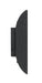 Eurofase 49013-023 Inntra 14" Damascus Black LED Outdoor Wall Light