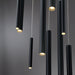 Eurofase 31445-016 Santana 24" Matte Black LED Chandelier