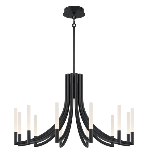 Eurofase 49011-036 Olette 36" Matte Black LED Chandelier