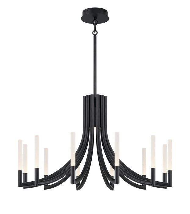 Eurofase 49011-036 Olette 36" Matte Black LED Chandelier