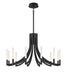Eurofase 49011-036 Olette 36" Matte Black LED Chandelier