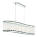 Eurofase 47240-025 Glasbury 52" Polished Nickel Chandelier