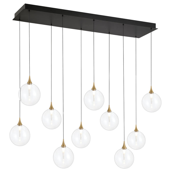Eurofase 48932-011 Iissa 47" Gold LED Chandelier