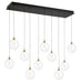Eurofase 48932-011 Iissa 47" Gold LED Chandelier