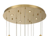 Eurofase 50102-020 Jateo 24" Gold LED Chandelier