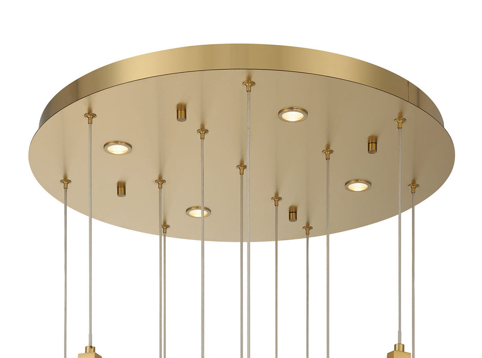 Eurofase 50102-020 Jateo 24" Gold LED Chandelier