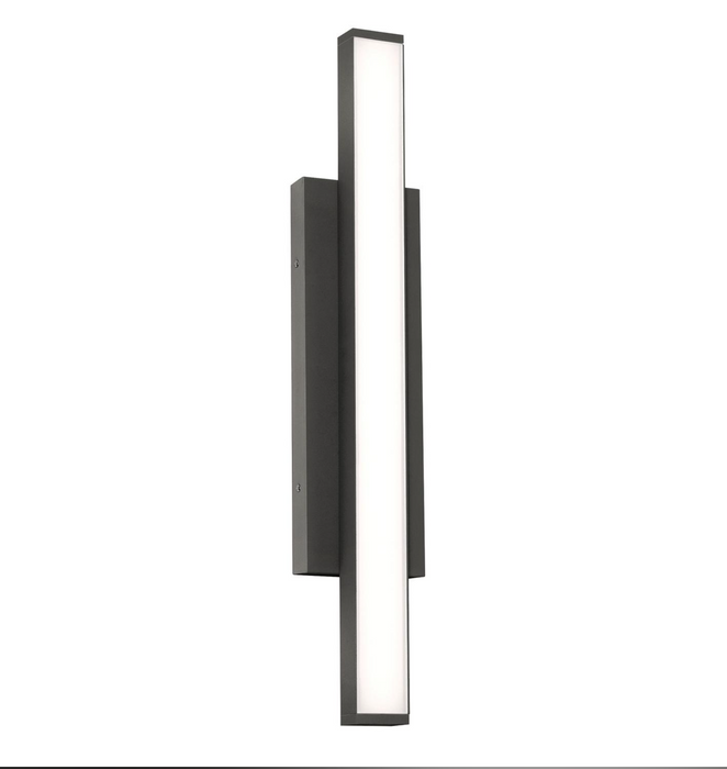 Modern wall-mounted light fixture on a white background