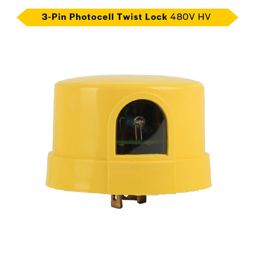 Halco - SEK-PC-3PR-HV - Sektor 3-Pin HV Photocell Twist Lock 480VAC product image