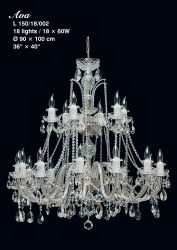 Chandelier Ava L 150/18/002 CH Crystal Chandelier Tomia Crystal Chandeliers