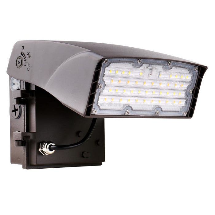 Cutoff - Adjustable Wallpacks Halco - AWP-3-WS-CS-U-PC - Adjustable Wallpack Select 30W-40W-50W & Color + Photocell Halco Lighting Technologies