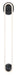Eurofase 49262-018 Swing 36" Matte Black LED Outdoor Wall Light