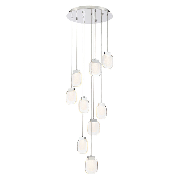 Eurofase 38043-027 Paget 20" Chrome LED Chandelier