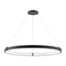 Eurofase 38135-019 Mucci 48" Matte Black LED Chandelier