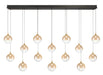 Eurofase 48938-037 Iissa 72" Gold LED Chandelier