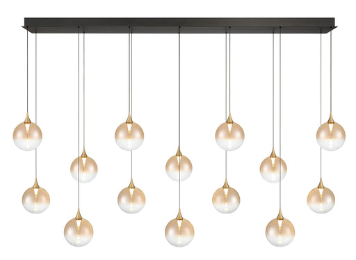 Eurofase 48938-037 Iissa 72" Gold LED Chandelier