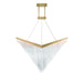 Eurofase 47188-013 Vivien 60" Matte Gold LED Chandelier