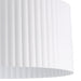 Semi-Flush Mount Thesis 206961A Leilani 11 inch 1 light Brushed Nickel Semi Flush Mount with Matte White Metal Shade THESIS