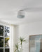 Semi-Flush Mount Thesis 206961A Leilani 11 inch 1 light Brushed Nickel Semi Flush Mount with Matte White Metal Shade THESIS