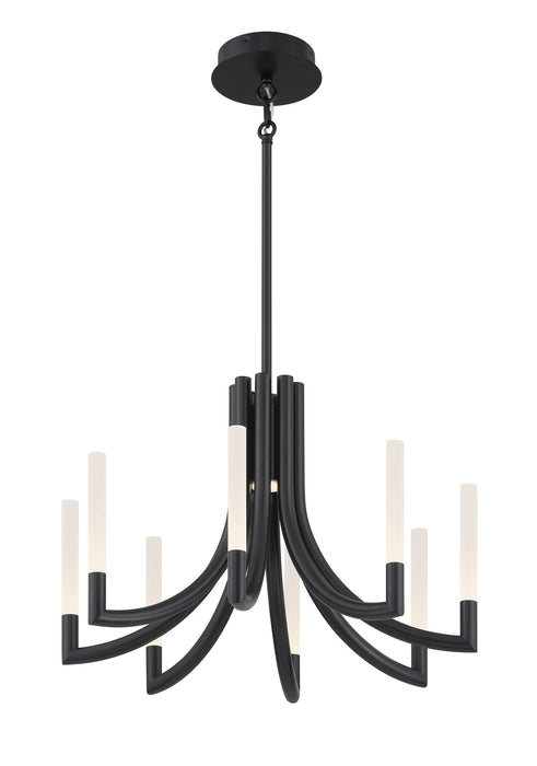Eurofase 49010-039 Olette 24" Matte Black LED Chandelier