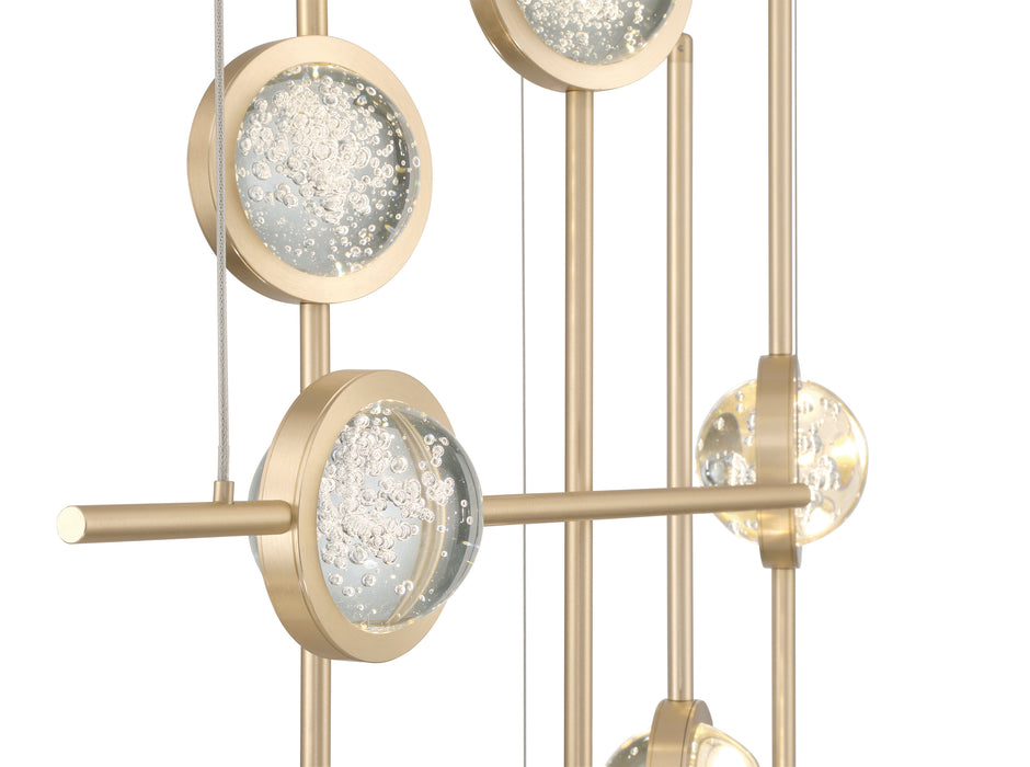 Eurofase 47255-012 Barletta 32" Anodized Gold LED Chandelier