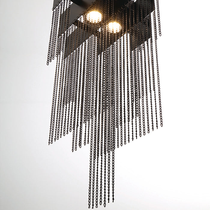 Eurofase 44370-015 Bloomfield 18" Matte Black LED Pendant Light