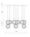 Eurofase 47191-013 Palmas 30" Gold LED Chandelier