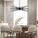 Eurofase 46761-019 Dendelio 45" Matte Black Chandelier