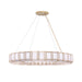 Eurofase 46470-010 Belmont 48" Antique Brass Chandelier