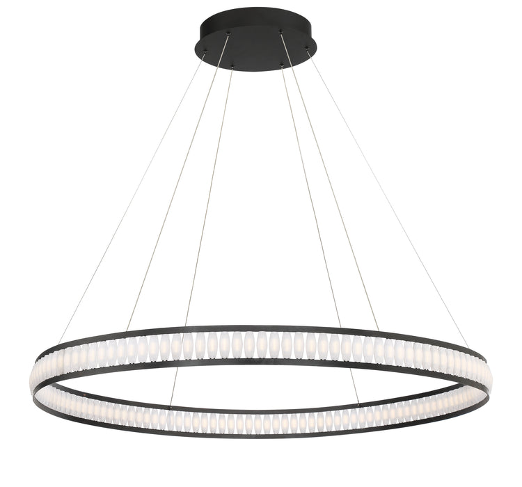 Eurofase 37092-016 Forster 47" Matte Black LED Chandelier