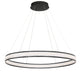 Eurofase 37092-016 Forster 47" Matte Black LED Chandelier