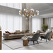 Eurofase 47222-014 Traiton 48" Gold Chandelier