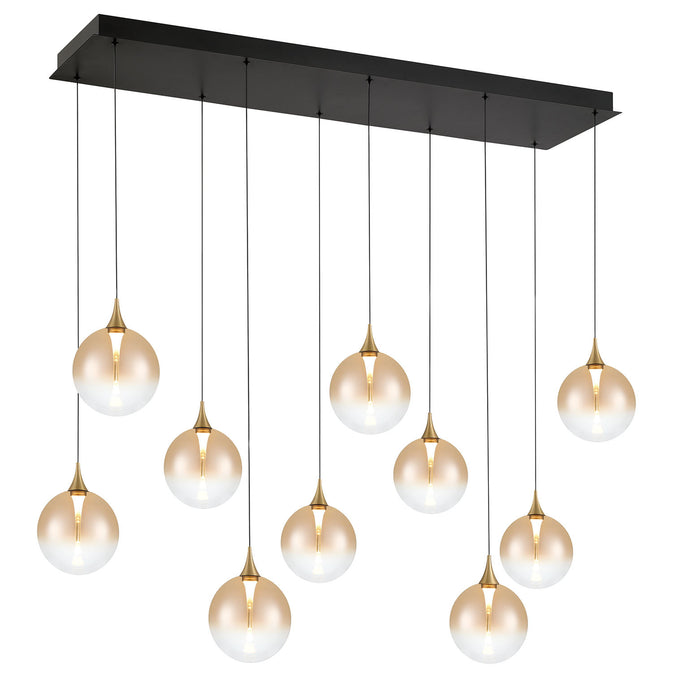 Eurofase 48932-035 Iissa 47" Gold LED Chandelier