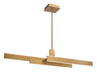 Eurofase 37064-020 Cameno 45" Matte Gold LED Chandelier