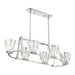 Eurofase 38867-019 Ricca 45" Chrome Chandelier