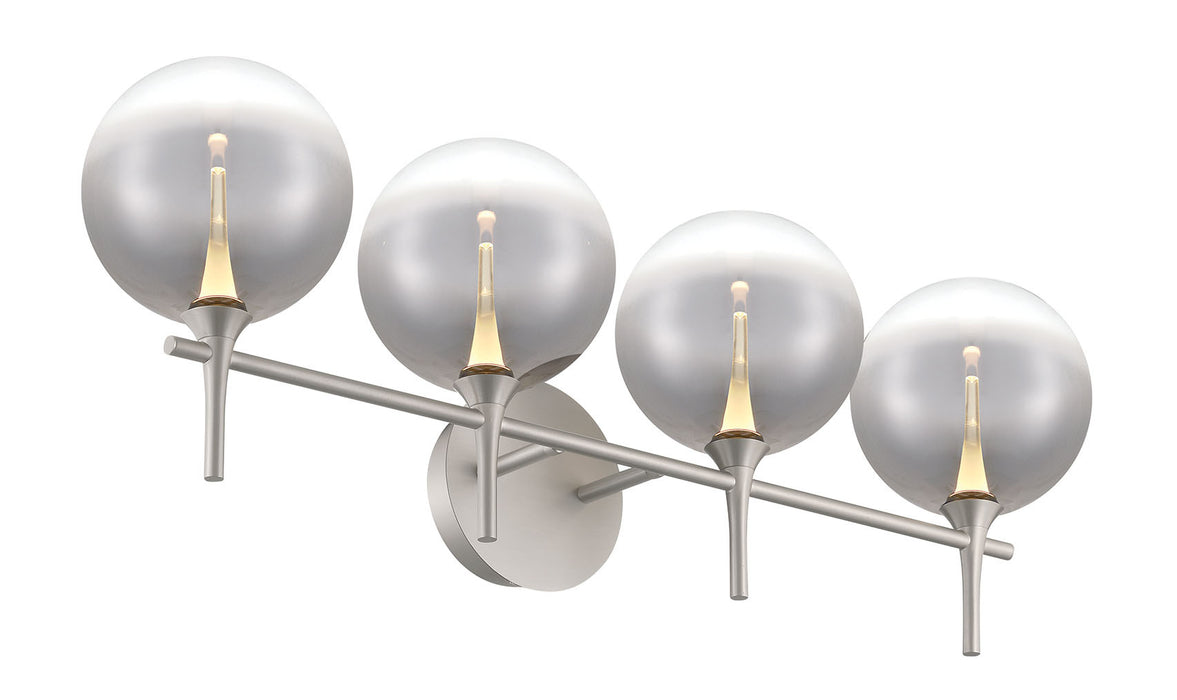 Eurofase 48917-025 Iissa 4-Light Satin Nickel LED Vanity Light