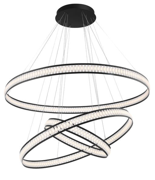 Eurofase 37090-012 Forster 60" Matte Black LED Chandelier