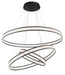 Eurofase 37090-012 Forster 60" Matte Black LED Chandelier