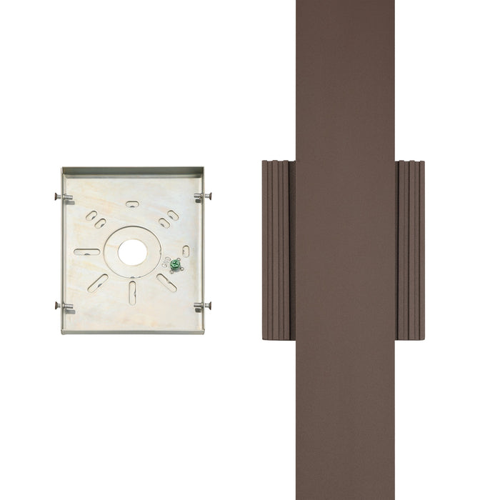 Exterior Wall Sconce Thesis 207723A Jacks 48 inch Architectural Bronze 5CCT LED Exterior Wall Sconce THESIS