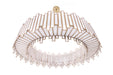 Eurofase 46470-010 Belmont 48" Antique Brass Chandelier