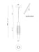 Eurofase 50352-029 Venna 17" Antique Brass LED Pendant Light