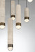 Eurofase 50130-023 Cambre 22" Antique Brass LED Chandelier