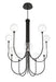 Eurofase 48926-010 Iissa 40" Matte Black LED Chandelier