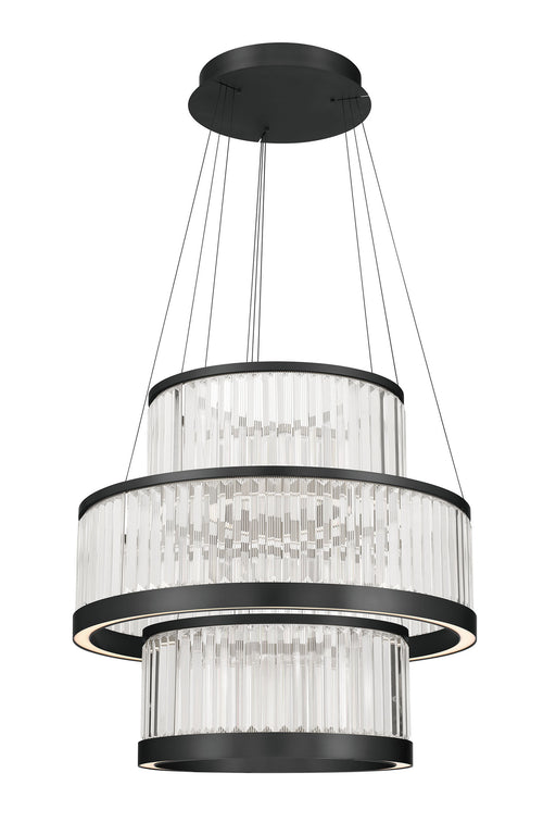 Eurofase 49351-026 Empra 35" Matte Black LED Chandelier