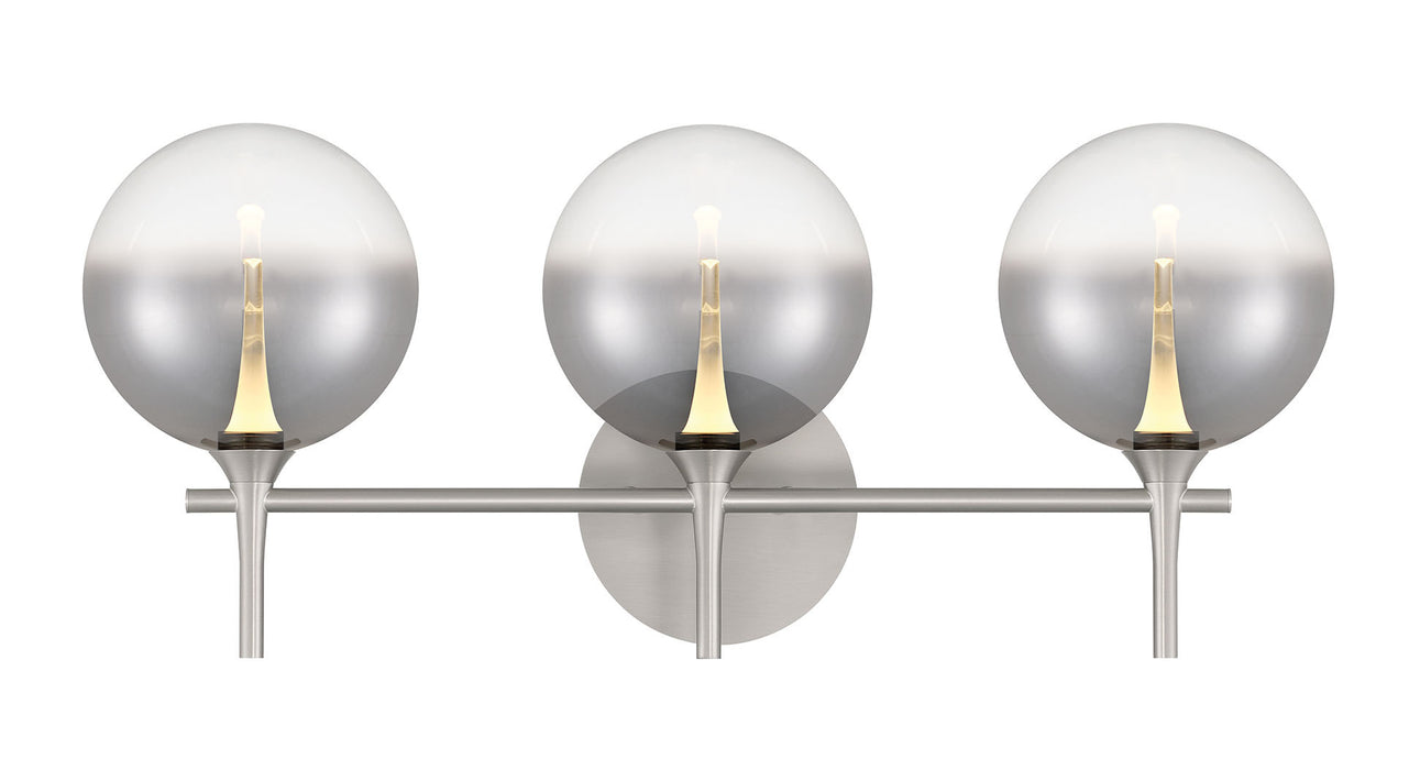 Eurofase 48914-024 Iissa 3-Light Satin Nickel LED Vanity Light