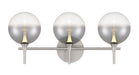 Eurofase 48914-024 Iissa 3-Light Satin Nickel LED Vanity Light
