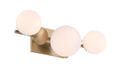 Eurofase 49085-013 Vine 3-Light Gold LED Vanity Light