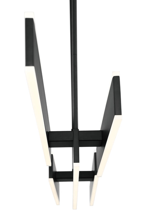 Eurofase 37065-010 Cameno 55" Matte Black LED Chandelier