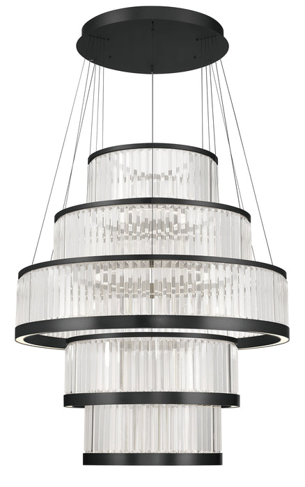 Eurofase 49350-029 Empra 47" Matte Black LED Chandelier