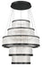 Eurofase 49350-029 Empra 47" Matte Black LED Chandelier