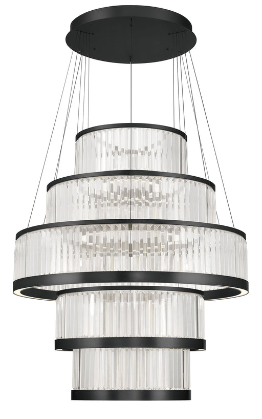 Eurofase 49350-029 Empra 47" Matte Black LED Chandelier